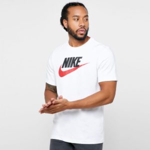 Nike Sportswear Ανδρικό Βαμβακερό T-Shirt Λευκό