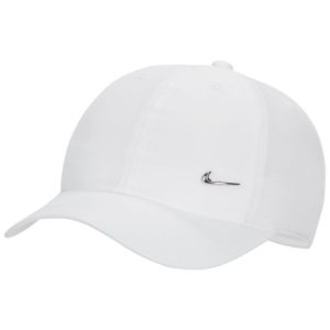 Nike Παιδικό Εύκαμπτο Καπέλο Jockey με Μεταλλικό Swoosh Λευκό
