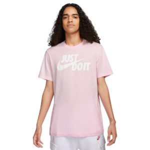 Nike Ανδρικό T-shirt Ροζ Just Do It