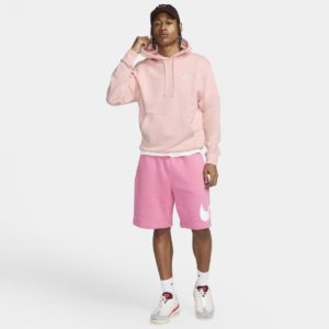 Nike Sportswear Club Ανδρικό Ροζ Φούτερ με Κουκούλα