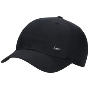 Nike Παιδικό Εύκαμπτο Καπέλο Jockey με Μεταλλικό Swoosh Μαύρο