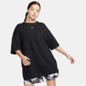 Nike Γυναικείο Oversized T-Shirt Μαύρο