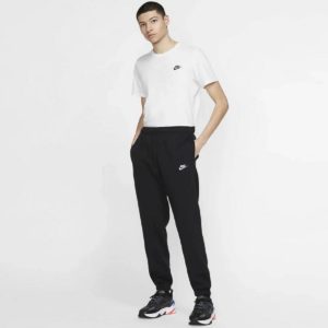 Nike Sportswear Απαλό Fleece Παντελόνι Φόρμας με Λάστιχο Μαύρο