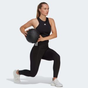 adidas Γυναικεία Αμάνικη Trainning Μπλούζα Aeroready Μαύρη