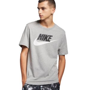 Nike Sportswear Ανδρικό Βαμβακερό T-Shirt Γκρι