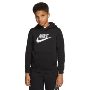 Nike Παιδικό Fleece Φούτερ Sportswear Club Μαύρο