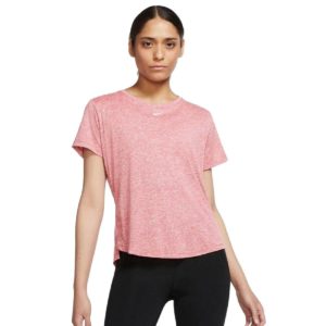 Nike One Γυναικείο Αθλητικό T-shirt Προπόνησης Ροζ