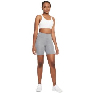 Nike One Ψηλόμεσο Γυναικείο Σορτς-Κολάν Προπόνησης Γκρι