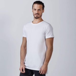Roly Βαμβακερό Ανδρικό Λευκό Basic T-shirt
