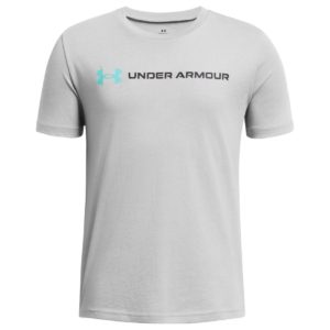 Under Armour Παιδικό T-Shirt Logo Wordmark Γκρι