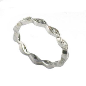 Δαχτυλίδι από ασήμι 925 ολόβερο και φυσικά ζιρκόνια RG092