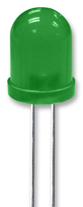 LED Diffused 10mm Πράσινο T-3