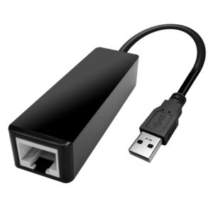 POWERTECH Converter USB 2.0 σε Ethernet LAN, 0.2m, Black