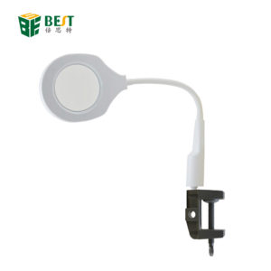 Μεγεθυντικός Φακός BEST 9145 High Quality LED Light 5X Portable Glass Wireless Table Lamp Magnifier Magnifying Lamp