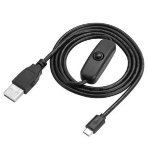 Micro USB Power Cable with ON/OFF switch for Raspberry Pi 3 - Zero