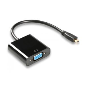 POWERTECH Adapter Micro HDMI 1.4V (M) σε VGA DB15 (F) (for use with Raspberry Pi 4)