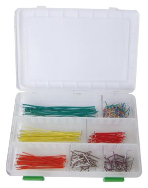 Jumper Wire Kit, Multicolour, 2 mm - 125 mm, 22 AWG, 350 Piece