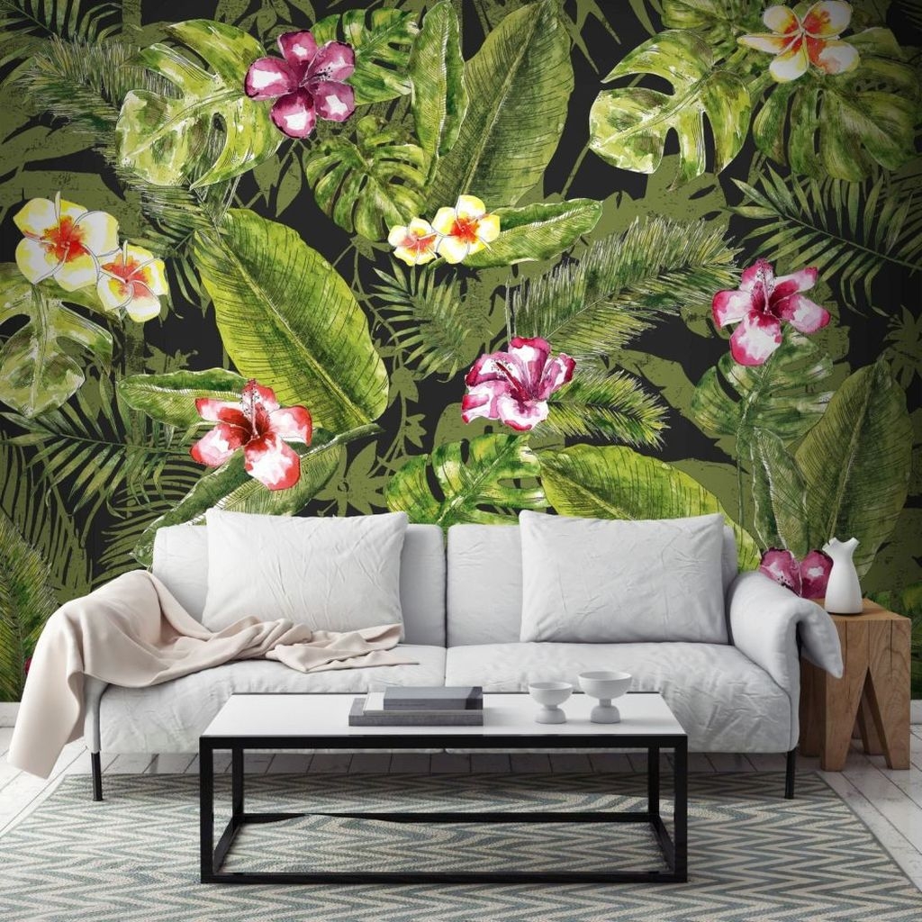 Jungle flora Mural 3Μx2Υ