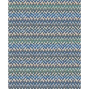 Χαλί Zigzag Εξωτερικού Χώρου Μπλε 230x160x0,3 εκ. - Μπλε 230Μx160Π