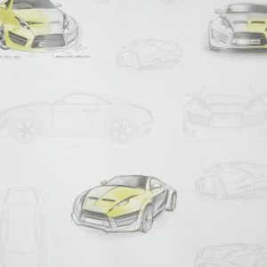 Ταπετσαρία Τοίχου Concept Car Lime 53Μx1005Υ