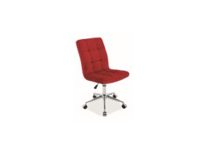 Καρέκλα Γραφείου 020 κόκκινη βελούδο 45Μx40Πx97Υ