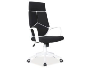 Διευθυντική καρέκλα γραφείου Q-199 Μαύρο ύφασμα 63Μx46Πx124Υ