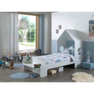 Παιδικό κρεβάτι σπιτάκι Casami 200 Λευκό 93Μx229Πx147Υ