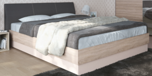 Κρεβάτι ξύλινο με δερμάτινη/ύφασμα FAVORITE 140x200 DIOMMI 45-226