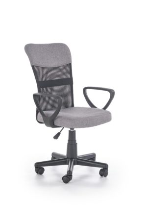 TIMMY o.chair, color: grey / black DIOMMI V-CH-TIMMY-FOT-POPIEL