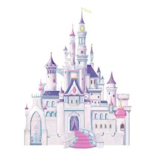 Αυτοκόλλητο Princess Castle glitter 81Μx101Υ