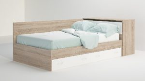 Κρεβάτι με συρτάρια και μπαούλο Andrea 120x190 DIOMMI 31-080