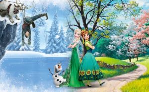 Φωτοταπετσαρία Frozen Disney 5 1Μx1Υ