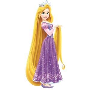 Αυτοκόλλητο Disney Princess Rapunzel with Glitter 45Μx101Υ
