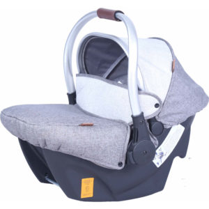 Παιδικό κάθισμα αυτοκινήτου Carello Cocoon 0+ Silver Grey 0-13 κιλά + Δώρο Αυτοκόλλητο Σήμα ”Baby on Board”