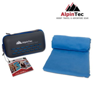 Alpintec Dry Fast Πετσέτα Microfiber Blue 30x50 cm MS-XS-BE