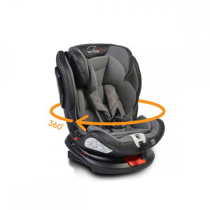 Κάθισμα Αυτοκινήτου Motion isofix 0-36kg 360° Grey Cangaroo + Δώρο Αμβλυγώνιος Καθρέφτης Αξίας 15€ + Αυτοκόλλητο Σήμα ”Baby on Board”