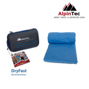 Alpintec Dry Fast Πετσέτα Microfiber Blue 50x100 cm MS-M-BE