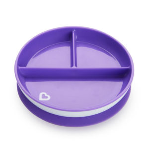 Παιδικό Πιάτο Με Βεντούζα 6m+ Suction Plate Purple Munchkin 11213