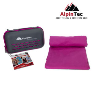Alpintec Dry Fast Πετσέτα Microfiber Purple 90x180 cm MS-XXL-PE