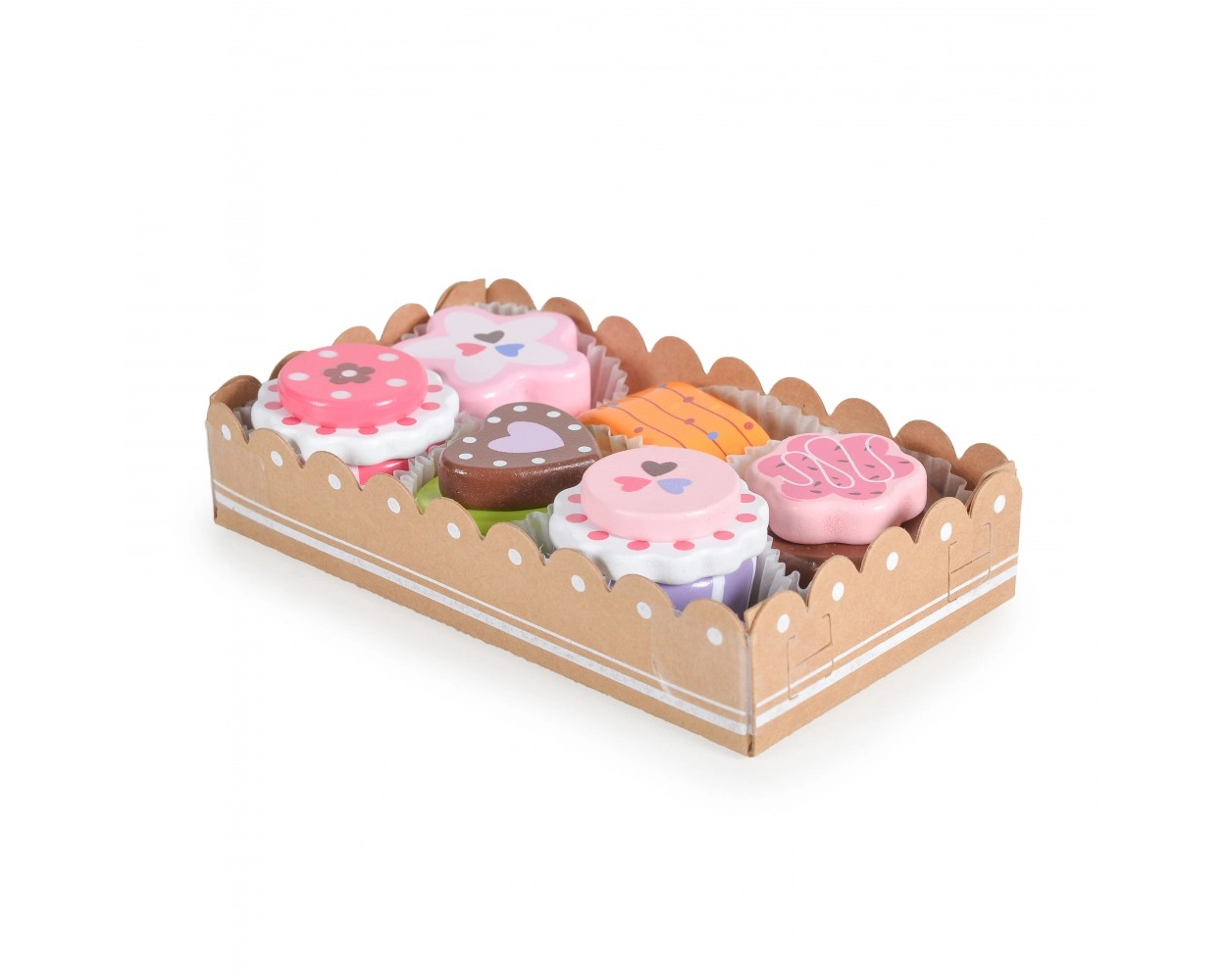 Ξύλινο παιδικό σετ με κέικ για κούκλα Moni Cake Wooden Set PH01D010