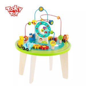 Tooky Toy Ξύλινο Τραπεζάκι Δραστηριοτήτων TH712 Activity table 7 pcs 6972633373698