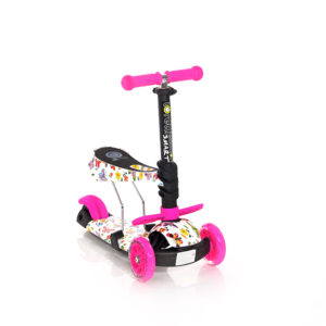 Πατίνι Lorelli Smart Scooter με κάθισμα Pink Butterfly (ΔΩΡΟ Φωτάκι Led)
