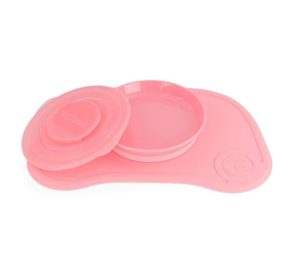Αντιολισθητικό Σουπλά Click Mat Mini με Αποσπώμενο Πιάτο Pink Twitshake 78439