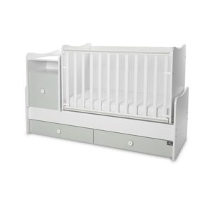 Πολυμορφικό παιδικό κρεβάτι Lorelli Trend Plus New White Milky Green 10150400040A