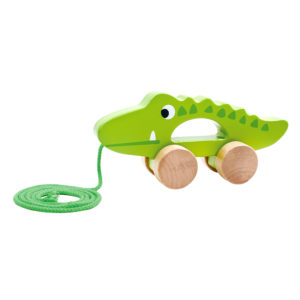 Ξύλινος Συρόμενος Κροκόδειλος Tooky Toys TKC265