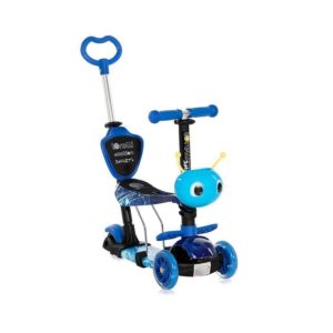 Πατίνι Lorelli Smart Plus Scooter με κάθισμα και χειρολαβή γονέα Blue Cosmos (ΔΩΡΟ Φωτάκι Led)