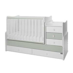 Πολυμορφικό παιδικό κρεβάτι Lorelli Maxi Plus New White Milky Green 10150300040A