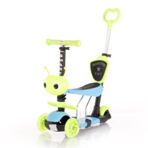 Πατίνι Lorelli Smart Plus Scooter με κάθισμα και χειρολαβή γονέα Blue&Green (ΔΩΡΟ Φωτάκι Led)