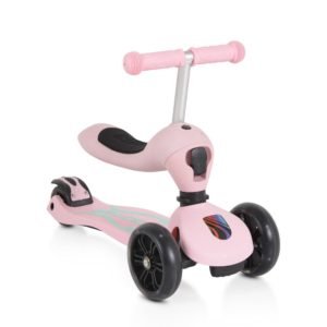 Πατίνι Byox Scooter Skiddy με φωτιζόμενες ρόδες, Pink 3800146228620 ( ΔΩΡΟ Φωτάκι Led)