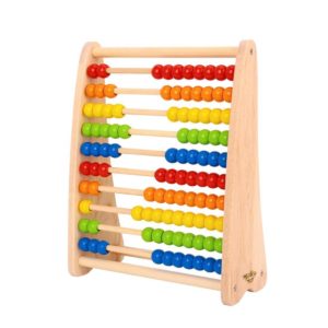 Beads Abacus TKC300A Tooky Toys Ξύλινο Αριθμητήριο με 100 Χάντρες